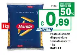 Iper La Grande Pasta di semola di grano duro BARILLA offerta
