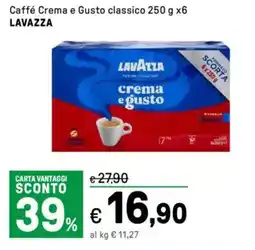 Iper La Grande Caffé Crema e Gusto classico LAVAZZA offerta