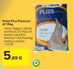 Carrefour Pellet Plus Premium A1 offerta