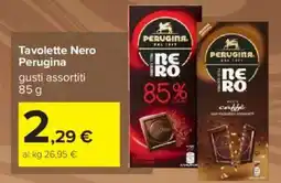 Carrefour Tavolette Nero Perugina offerta