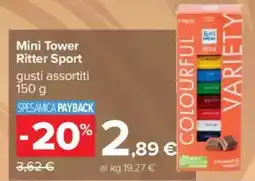 Carrefour Mini Tower Ritter Sport offerta