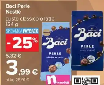 Carrefour Baci Perle Nestlè offerta