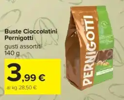 Carrefour Buste Cioccolatini Pernigotti offerta