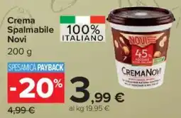 Carrefour Crema Spalmabile Novi offerta