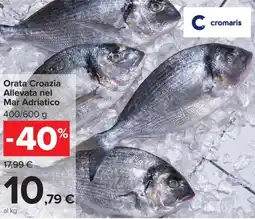 Carrefour Orata Croazia Allevata nel Mar Adriatico offerta