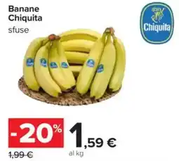 Carrefour Banane Chiquita offerta
