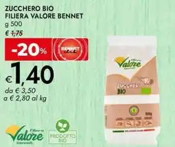 Bennet Zucchero bio filiera valore BENNET offerta