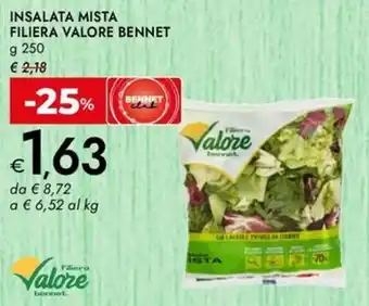 Bennet Insalata mista filiera valore BENNET offerta