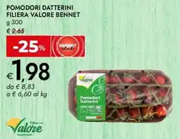 Bennet Pomodori datterini filiera valore BENNET offerta