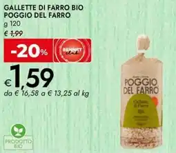 Bennet Gallette di farro bio POGGIO DEL FARRO offerta