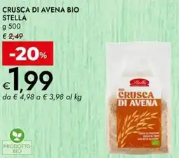 Bennet Crusca di avena bio STELLA offerta