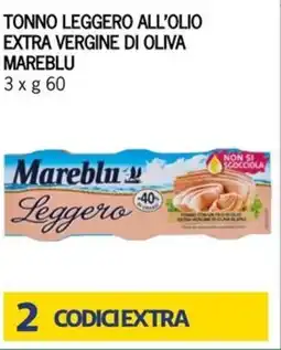 Bennet Tonno leggero all'olio extra vergine di oliva MAREBLU offerta