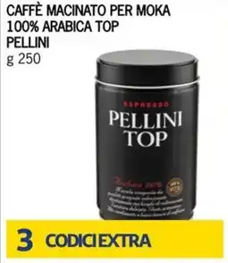 Bennet Caffè macinato per moka 100% arabica top PELLINI offerta
