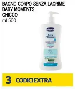 Bennet Bagno corpo senza lacrime baby moments CHICCO offerta