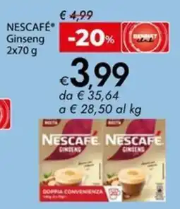 Bennet NESCAFÉ Ginseng offerta