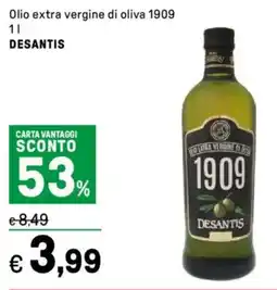 Iper La Grande Olio extra vergine di oliva 1909 DESANTIS offerta
