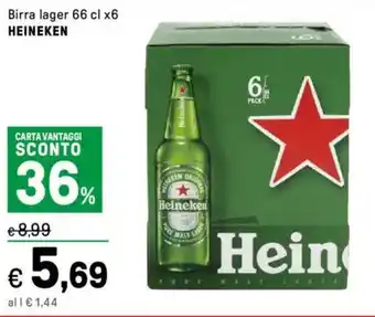 Birra lager HEINEKEN
