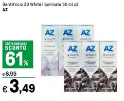 Iper La Grande Dentifricio 3D White Illuminate AZ offerta