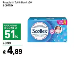 Iper La Grande Fazzoletti Tutti Giorni x56 SCOTTEX offerta