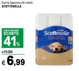 Iper La Grande Carta Igienica 24 rotoli SCOTTONELLE offerta
