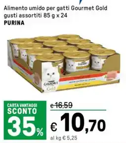 Iper La Grande Alimento umido per gatti Gourmet Gold PURINA offerta