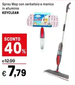 Iper La Grande Spray Mop con serbatoio e manico in alluminio KEYCLEAN offerta