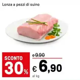 Iper La Grande Lonza a pezzi di suino offerta
