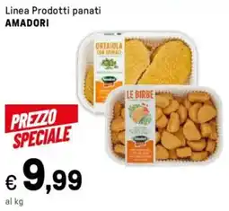 Iper La Grande Linea Prodotti panati AMADORI offerta