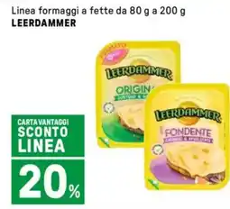 Iper La Grande Linea formaggi a fetteLinea formaggi a fette LEERDAMMER offerta