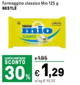 Iper La Grande Formaggino classico Mio NESTLÉ offerta