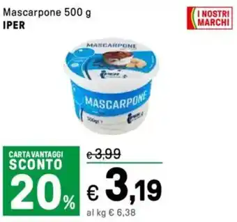 Iper La Grande Mascarpone IPER offerta