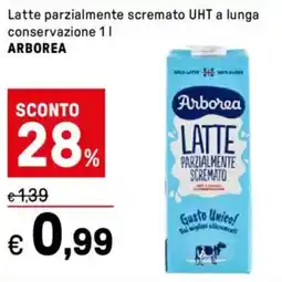 Iper La Grande Latte parzialmente scremato UHT a lunga conservazione ARBOREA offerta