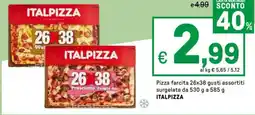 Iper La Grande Pizza farcita 26x38 surgelata ITALPIZZA offerta