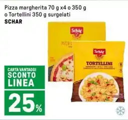Iper La Grande Pizza margherita o Tortellini surgelati SCHAR offerta