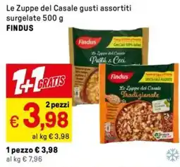 Iper La Grande Le Zuppe del Casale surgelate FINDUS offerta