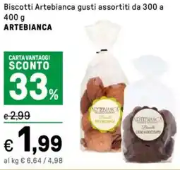 Iper La Grande Biscotti Artebianca ARTEBIANCA offerta
