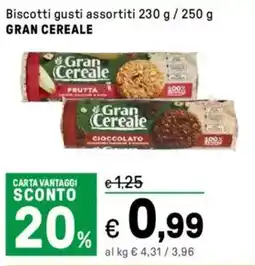 Iper La Grande BiscottiGRAN CEREALE GRAN CEREALE offerta