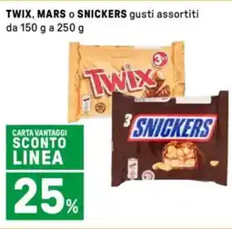 Iper La Grande TWIX, MARS SNICKERS offerta