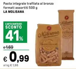 Iper La Grande Pasta integrale trafilata al bronzo LA MOLISANA offerta