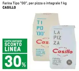 Iper La Grande Farina Tipo "00", per pizza o integrale CASILLO offerta