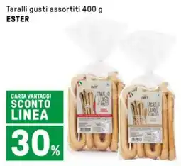 Iper La Grande Taralli gusti assortiti 400 g ESTER ESTER offerta