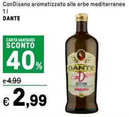 Iper La Grande ConDisano aromatizzato alle erbe mediterranee DANTE offerta