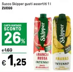 Iper La Grande Succo Skipper ZUEGG offerta