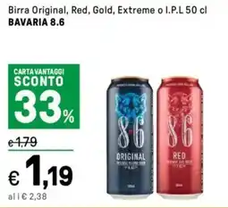 Iper La Grande Birra Original, Red, Gold, Extreme o I.P.L BAVARIA 8.6 offerta