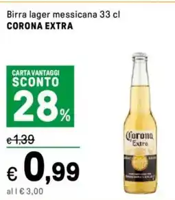 Iper La Grande Birra lager messicana CORONA EXTRA offerta