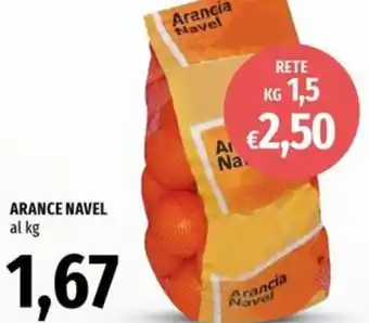 Famila Market Arance navel offerta