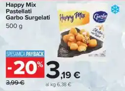 Carrefour Happy Mix Pastellati Garbo Surgelati offerta
