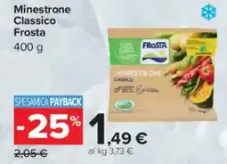 Carrefour Minestrone Classico Frosta offerta