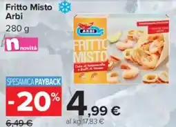 Carrefour Fritto Misto Arbi offerta