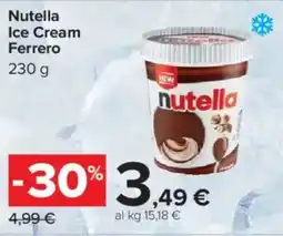 Carrefour Nutella Ice Cream Ferrero offerta